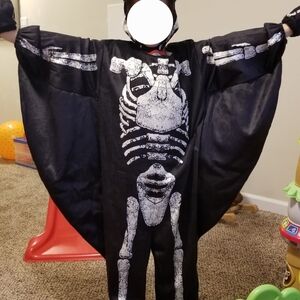 Kids Skeleton Costume - Black and White